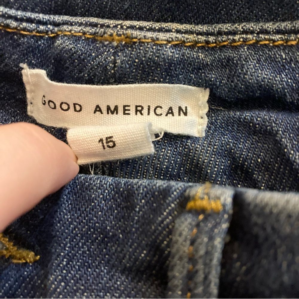 Good American Good Legs Straight Leg Jeans Size 15 34 - Picture 7 of 8